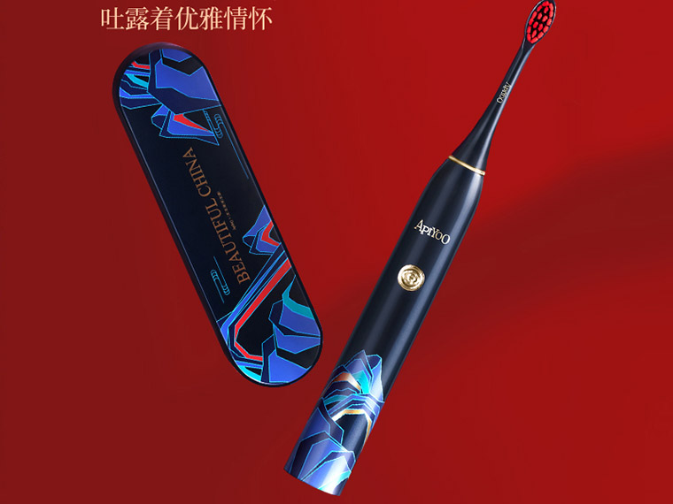 東莞建成輝五金塑膠水轉(zhuǎn)印加工廠 電動(dòng)牙刷貼噴油加工 水貼紙印刷